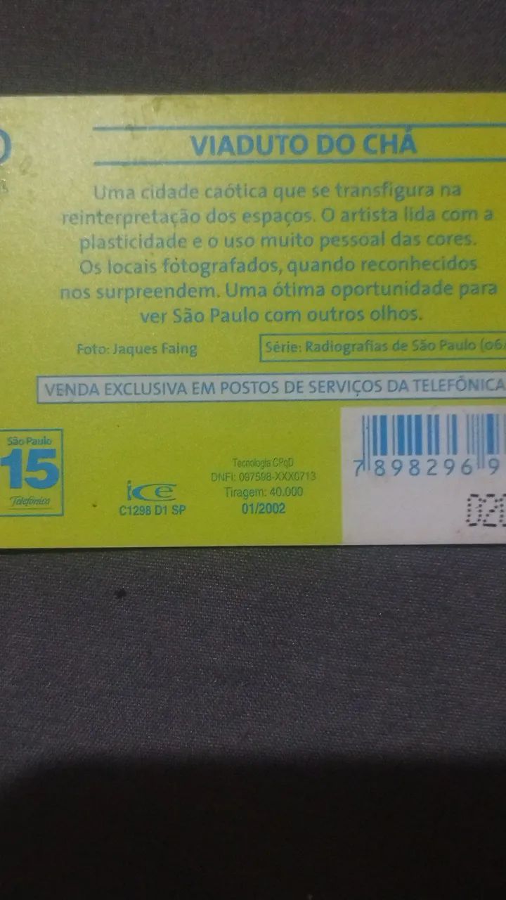 Cartoes telefônicos de tiragem baixa - Foto 3