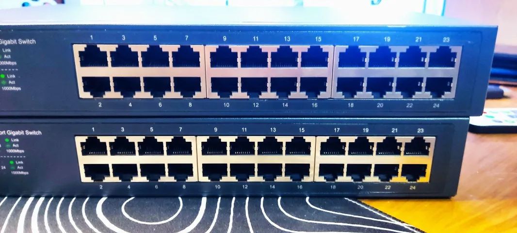 Switch tplink 24 portas gigabit usado - Foto 4