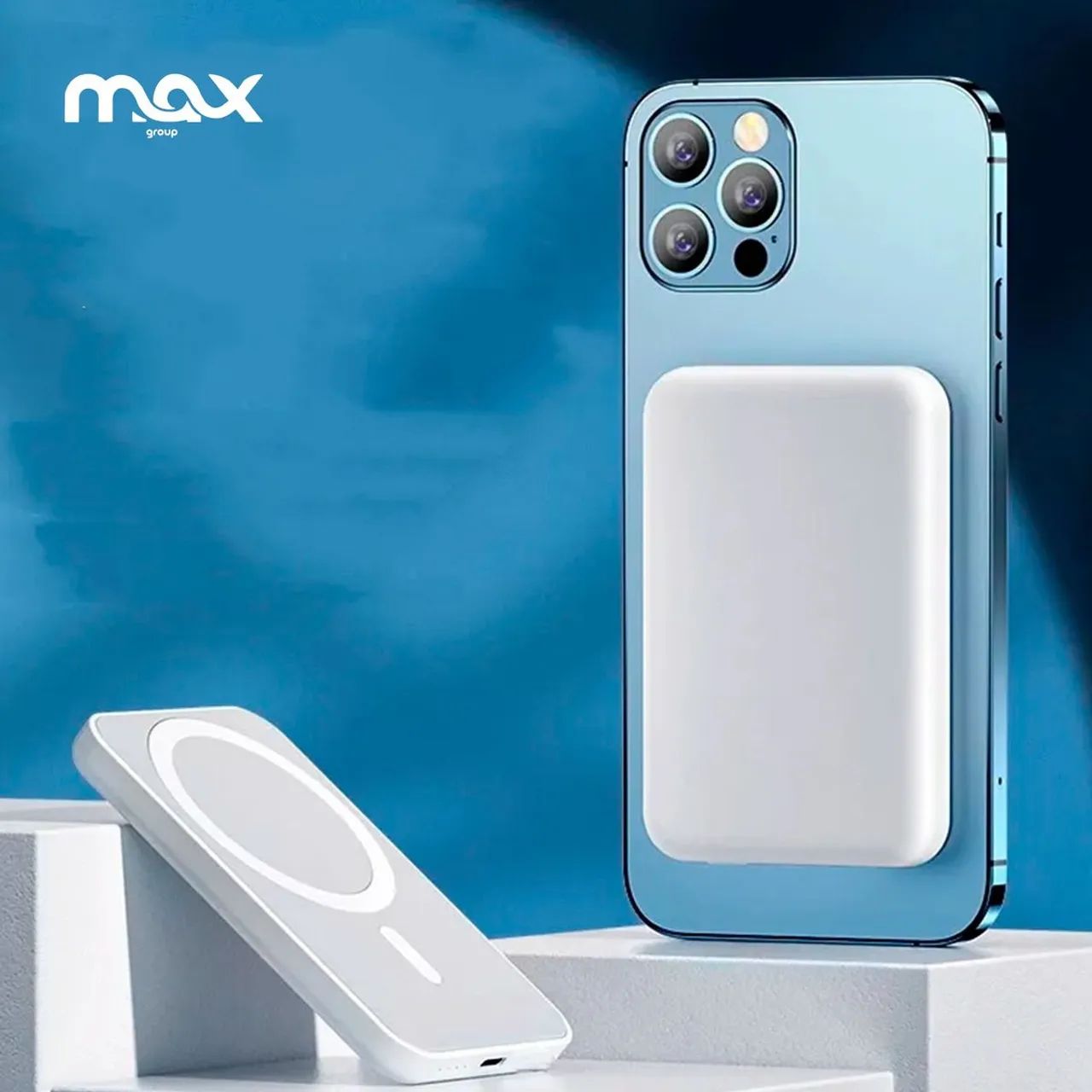 Carregador portatil magnético magsafe por inducao bateria externa powerbank - Foto 3