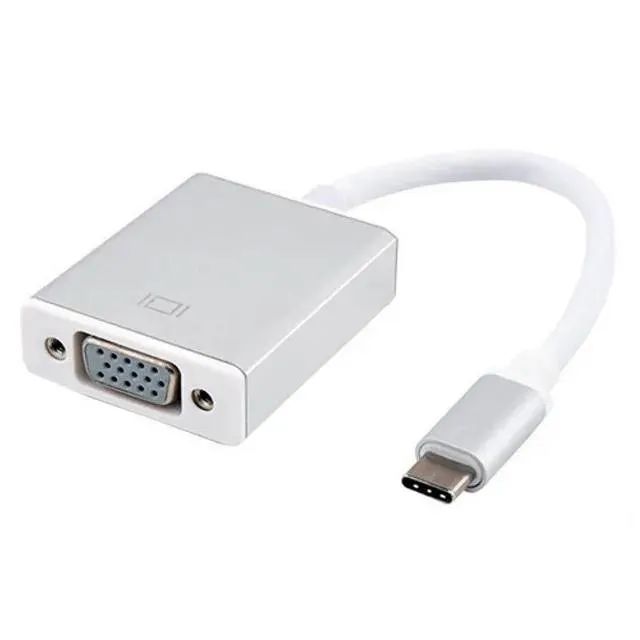 Cabo adaptador conversor Mini USB tipo-c 3.1 x vga - Foto 2