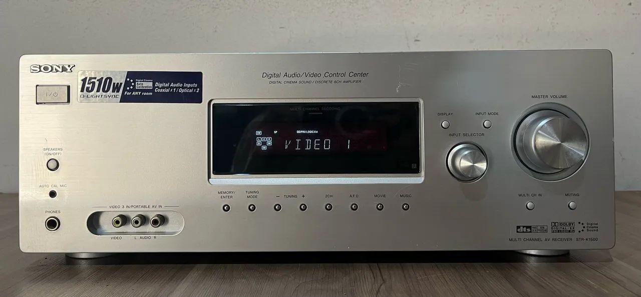 Receiver Sony Muteki STR-K1500 6.2 185 RMS por Channel*Denon*Marantz Leia Descrição 