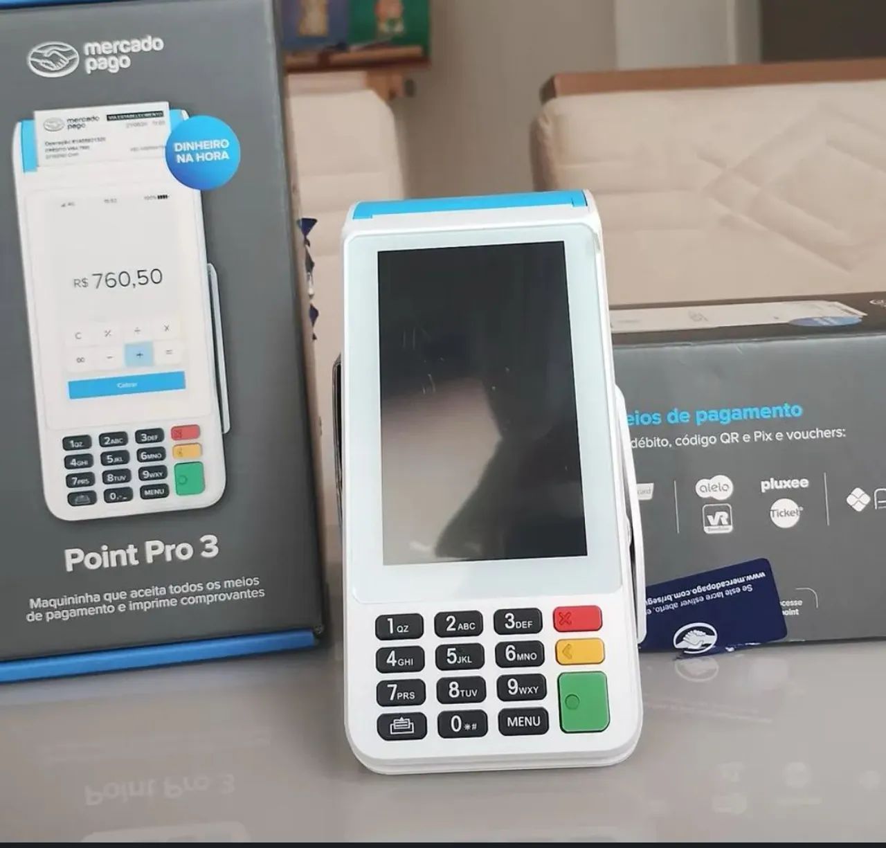 Máquina de cartão de crédito e débito Mecoddo Pega - Foto 2