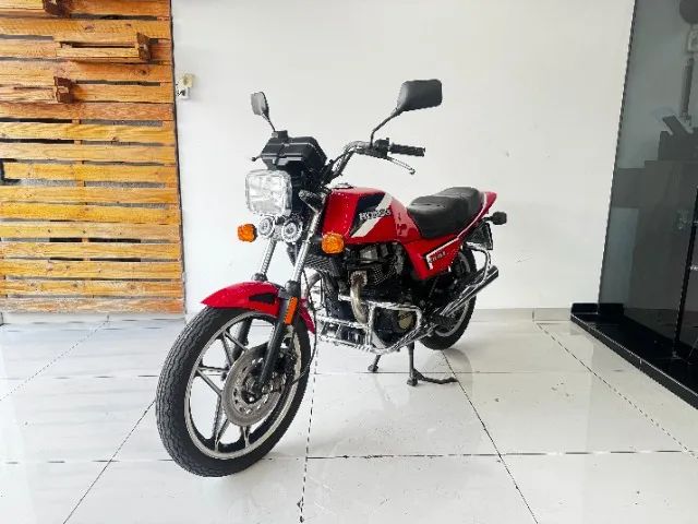 HONDA CB 450 1986 VERMELHA 26.000 KM RODADOS ITEM DE COLEÇÃO - Foto 2