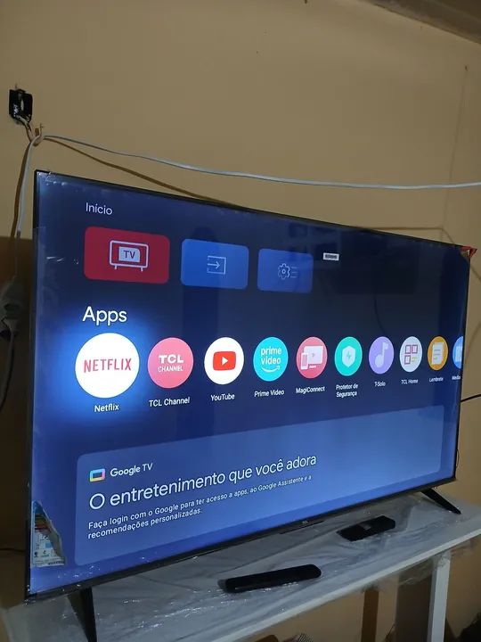 TV SMART TCL ANDROID 55 POLEGADAS 4K, NOVA, HDR, BLUETOOTH E COMANDO DE VOZ. "NOVA"
