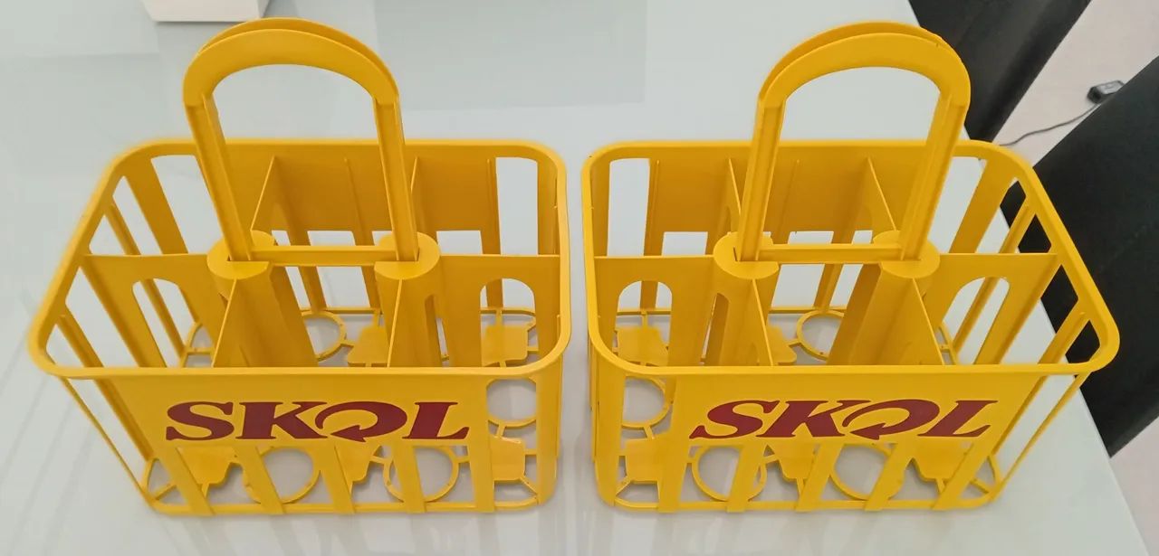 2 Engradados Skol Com Alça Para Cerveja - Foto 2