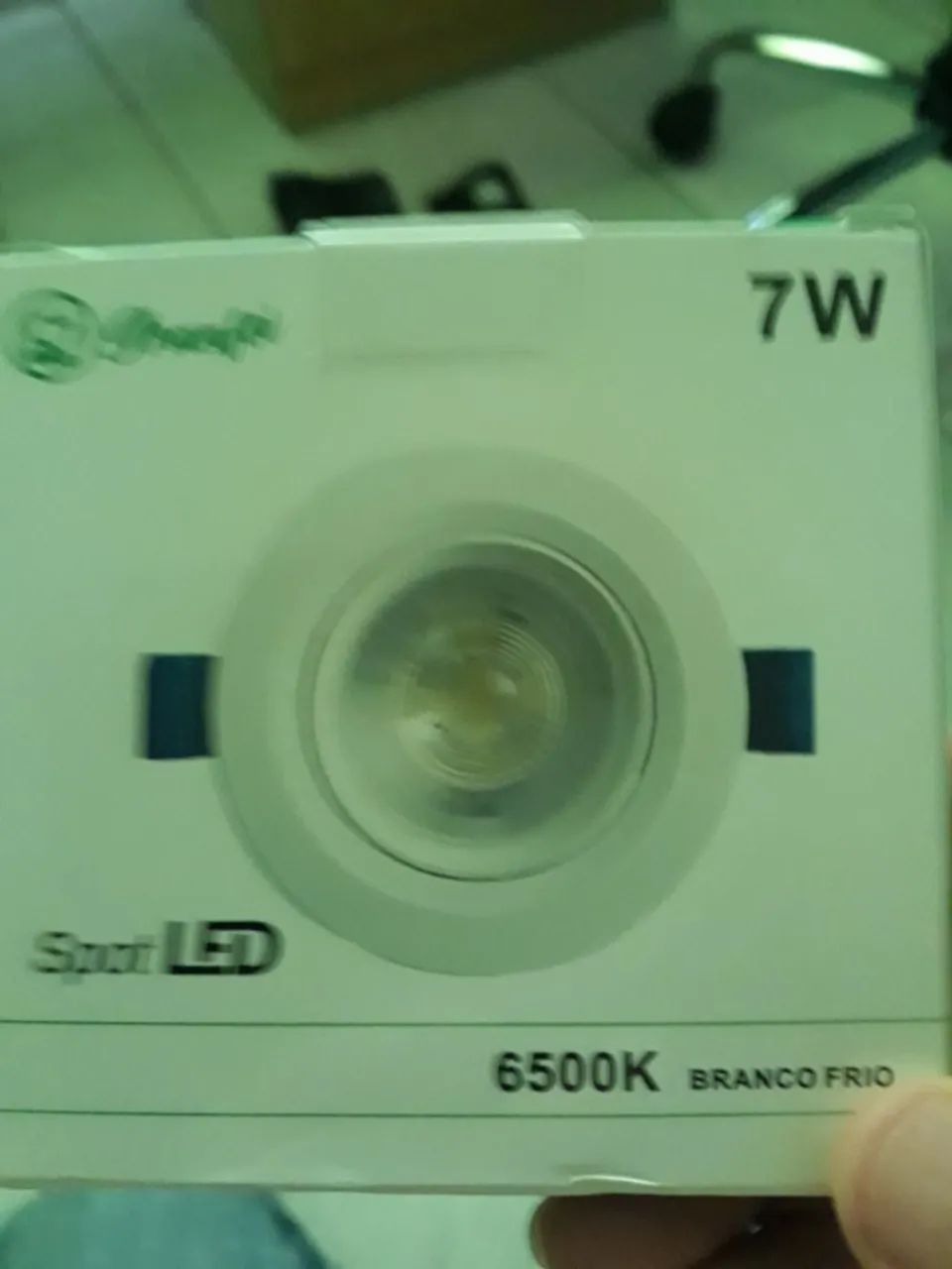 Spot Led Redondo 7w Branco Frio 6500k Bivolt 