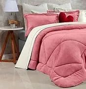 Edredon Solteiro Dupla Face Avulso Quentinho Grosso