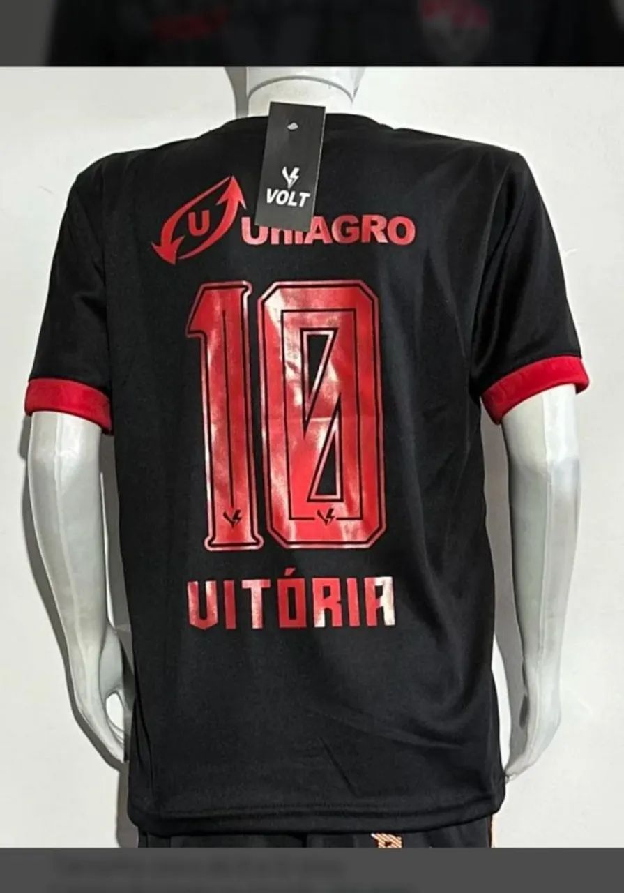 Camisa de Futebol juvenil baby look vitória  - Foto 2