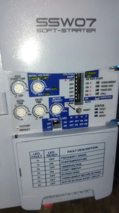 Soft Starter Weg SSWO7 novo - Foto 3