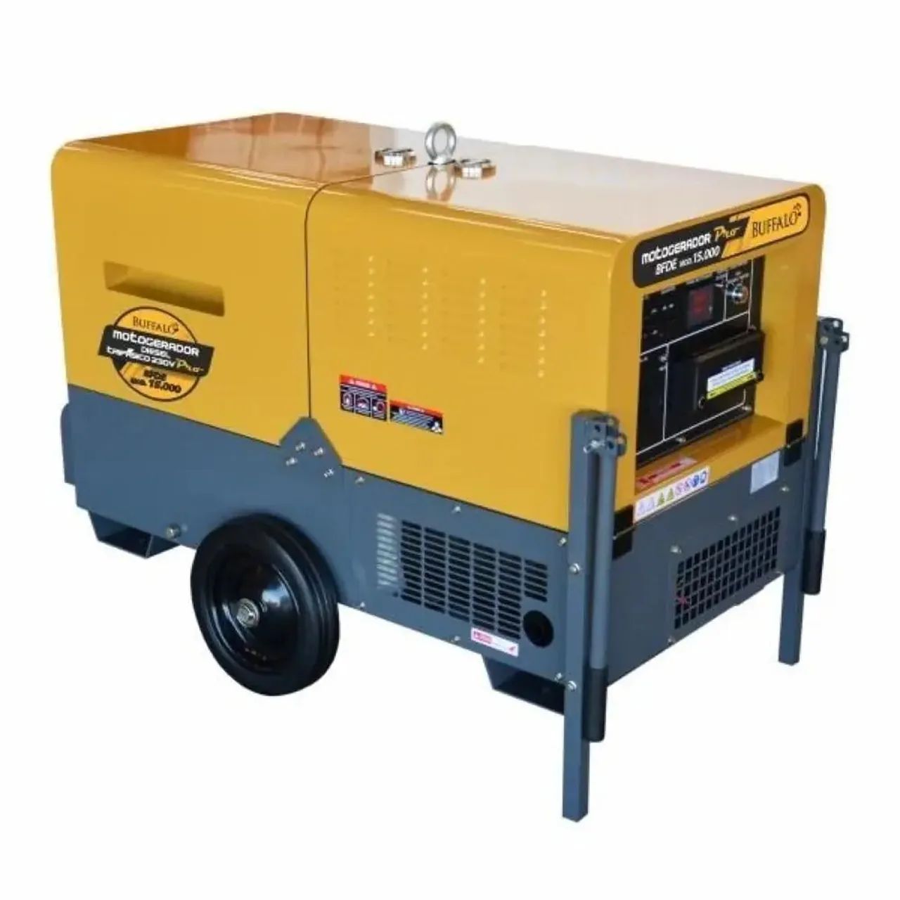 GERADOR A DIESEL 15KVA TRIF 220V SILENCIOSO BUFFALO