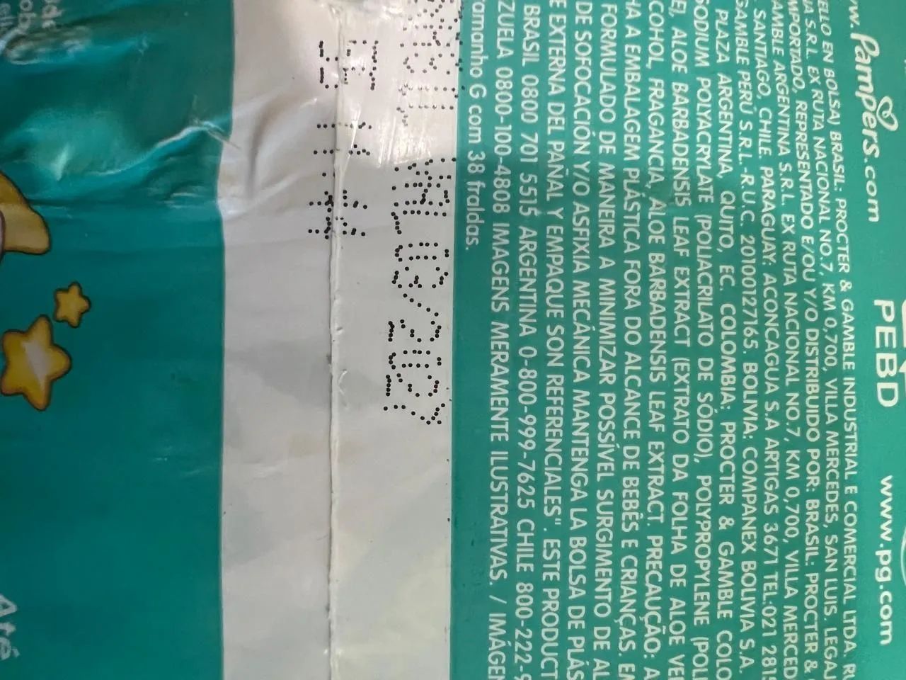 Fraldas Pampers Confort Sec Tamanho G - 168 unidades - Foto 3