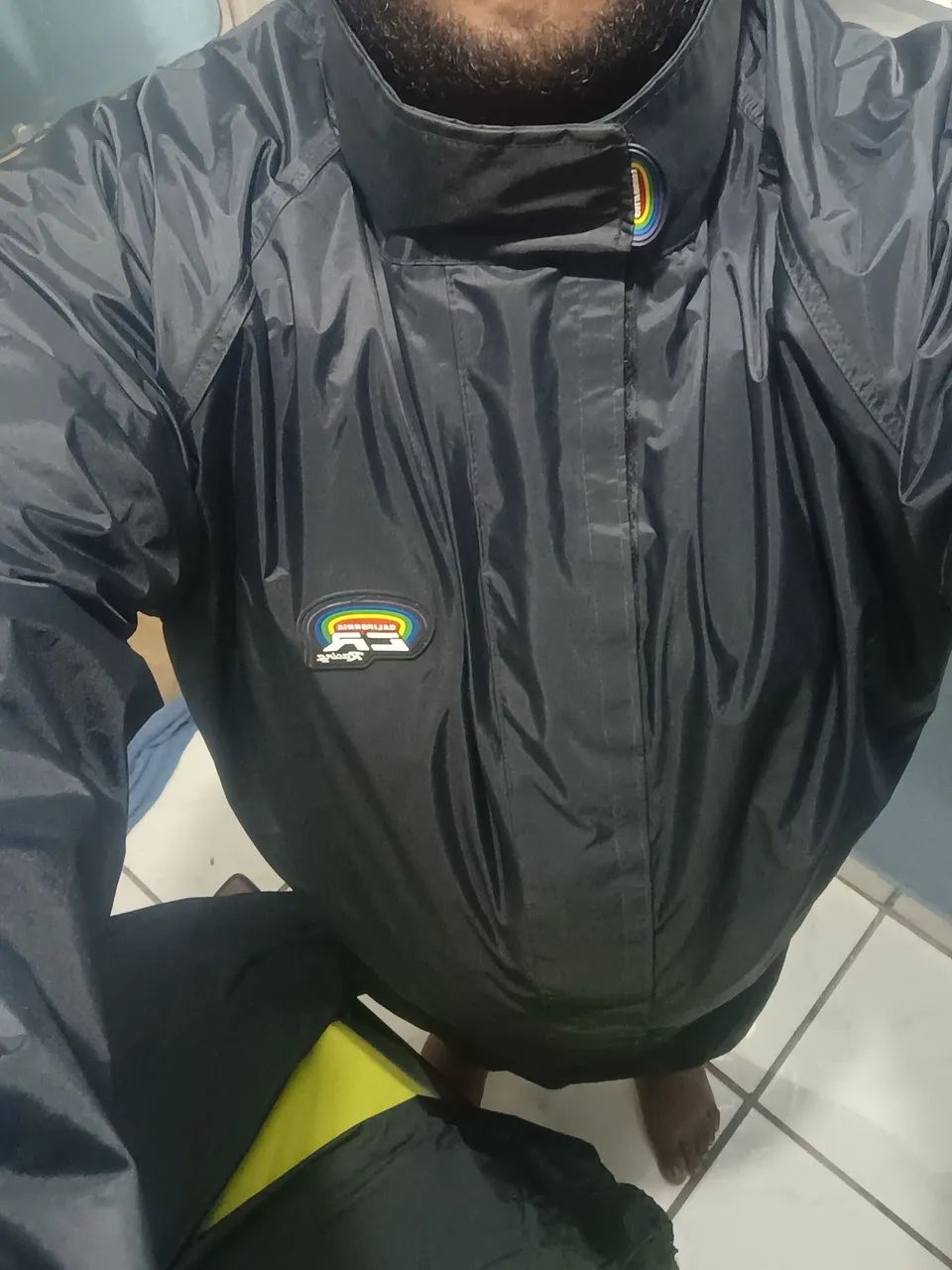 Conjunto Capa de Chuva Califórnia Racing XG( Jaqueta +Calça) - R$250 - Foto 4