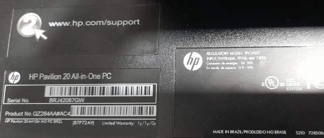 Placa-Mãe completa HP Pavillion All-in-on PC - Foto 5