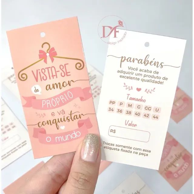 Tags para roupas , bijuterias, cartelas .Diversos modelos . Investimento baixo  - Foto 3