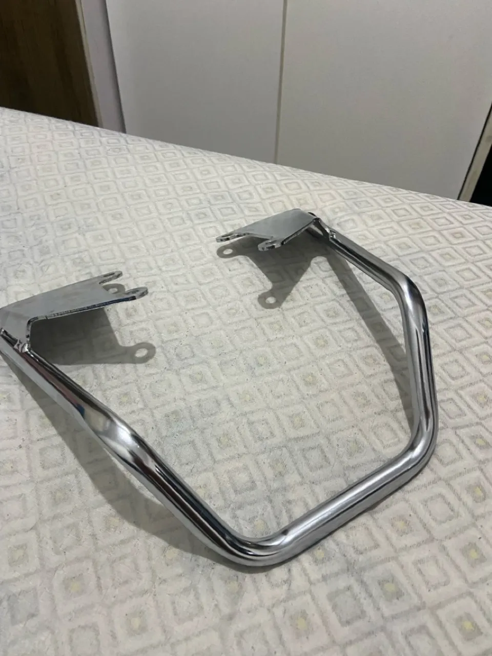 Alça Cromada para Moto - Peça de Qualidade