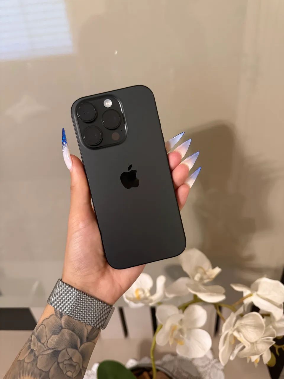 iPhone 16 Pro 128gb Titânio Preto - Foto 2