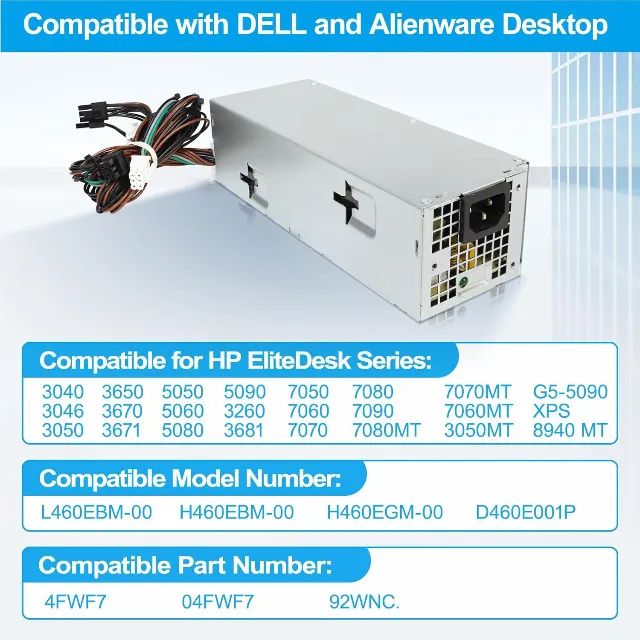 Fonte de Alimentação 460W Dell - Foto 6