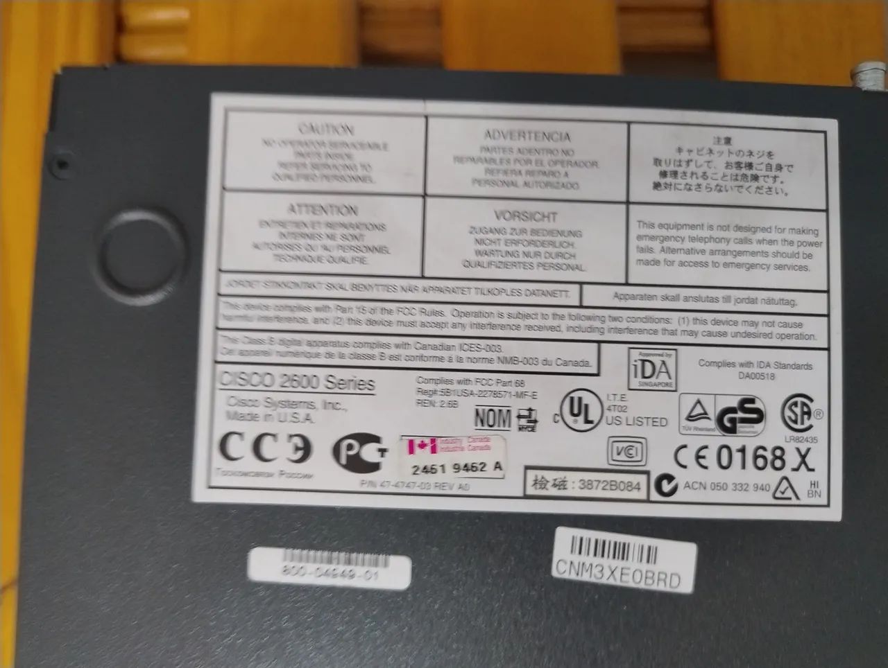 Roteador cisco 2600 séries  - Foto 4