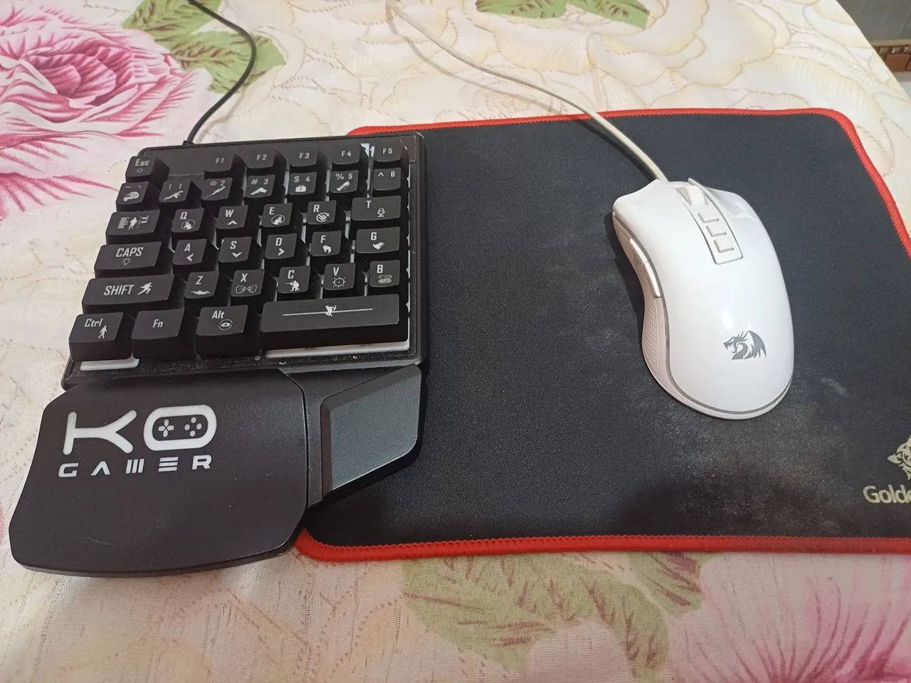 Kit Teclado e Mouse Gamer KO