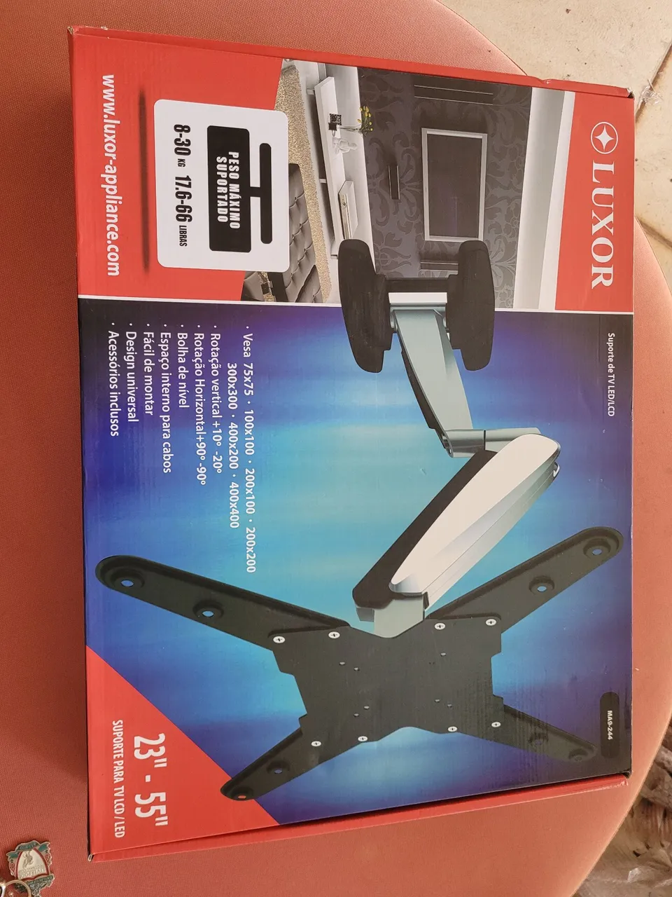 Suporte Articulado para TV LCD/LED 23" - 55" LUXOR