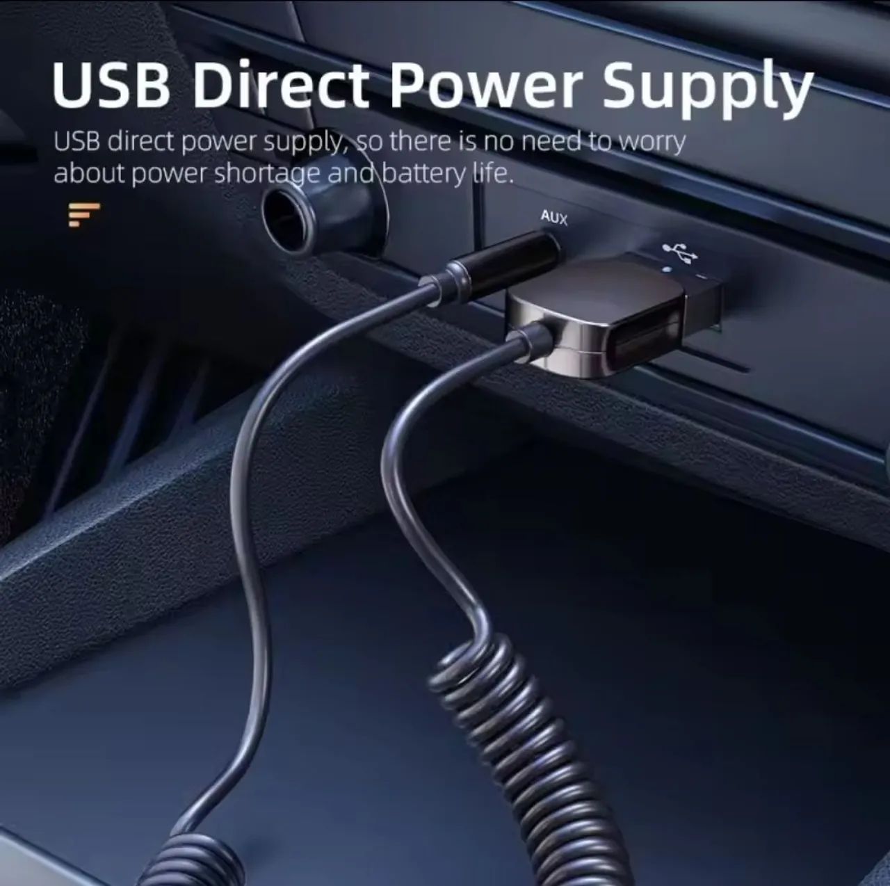 Essager-Receptor de áudio Bluetooth, USB para 3.5mm, Car Aux, Kit Handsfree - Foto 4