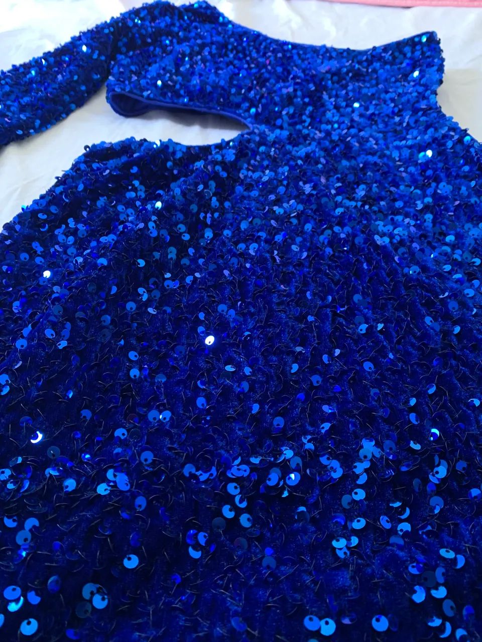 Vestido azul paete  - Foto 3