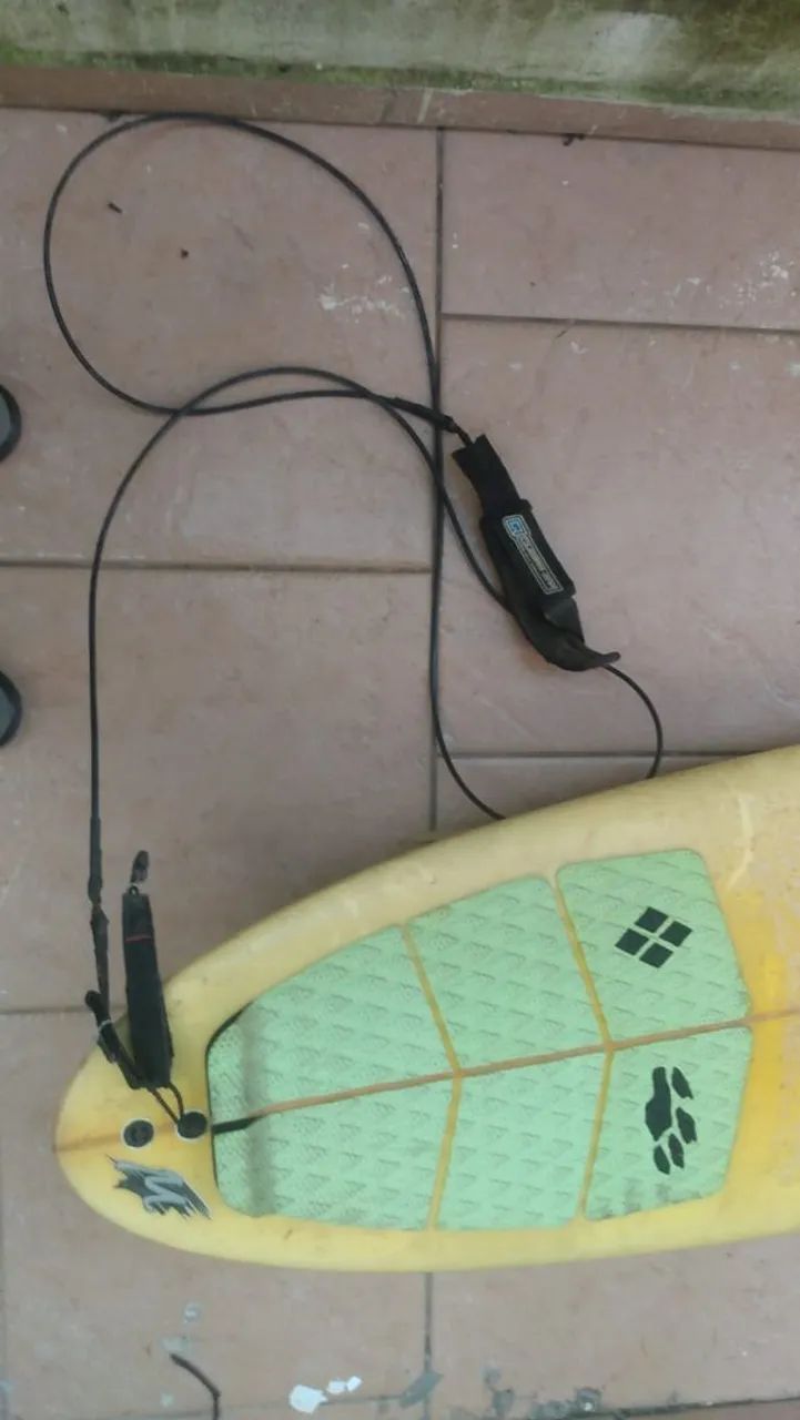 Prancha longbord 9"com capa  e kinhas e laches - Foto 4