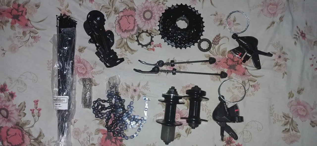 Kit para melhorar sua bike com peças novas para vender rápido