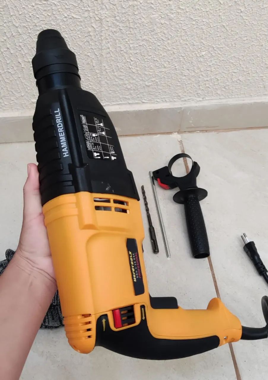 Martelo Rompedor Elétrico 1300W Hardtools - Perfuração/ Demolição Industrial - Foto 4
