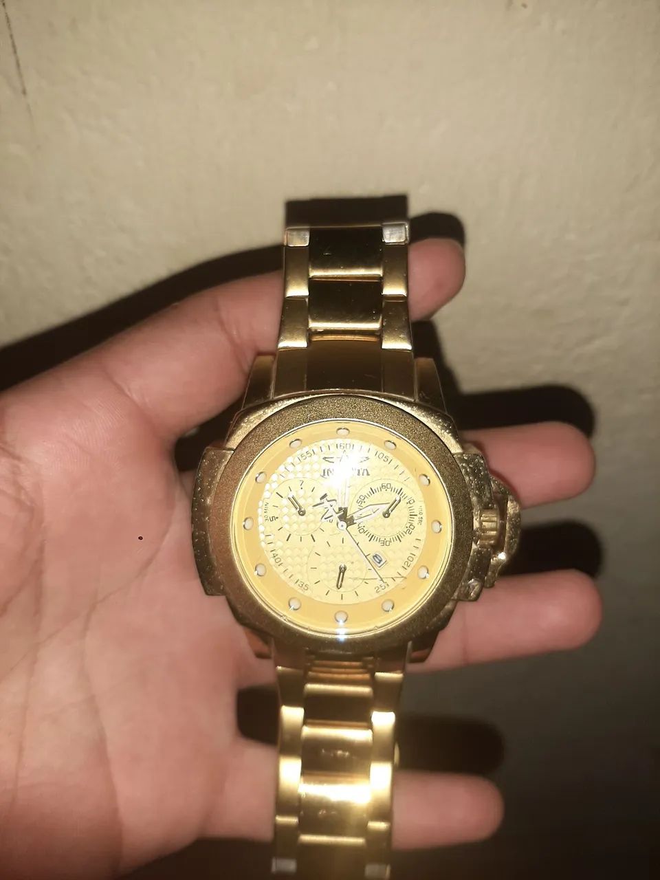 Relógio Invicta dourado - Foto 3