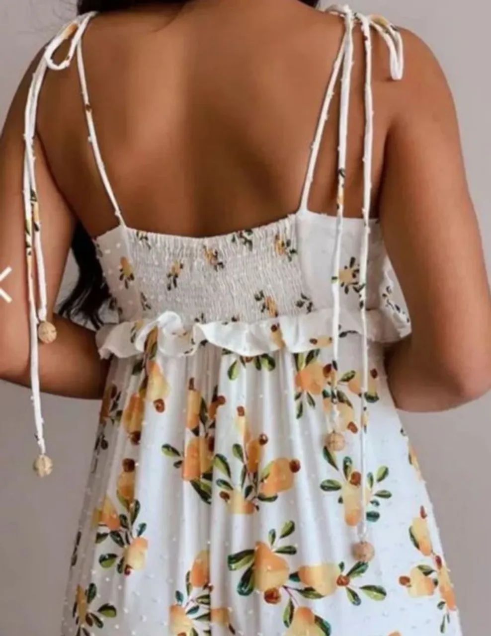Vestido longo farm caju - Foto 4