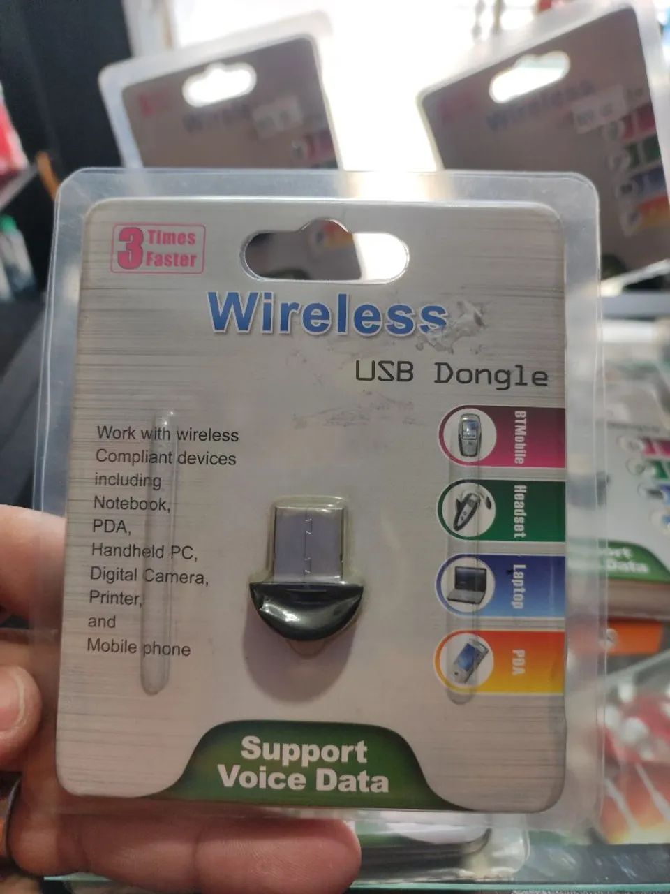 Adaptador bluetooth para PC V2.0, Dongle USB Wireless