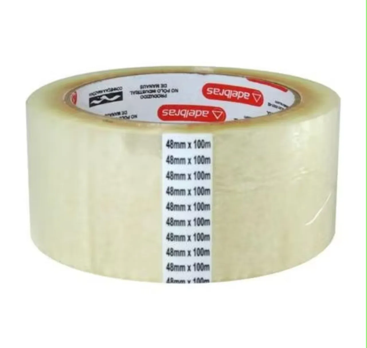 Fita adesiva transparente 48mm x 100m - Adelbras