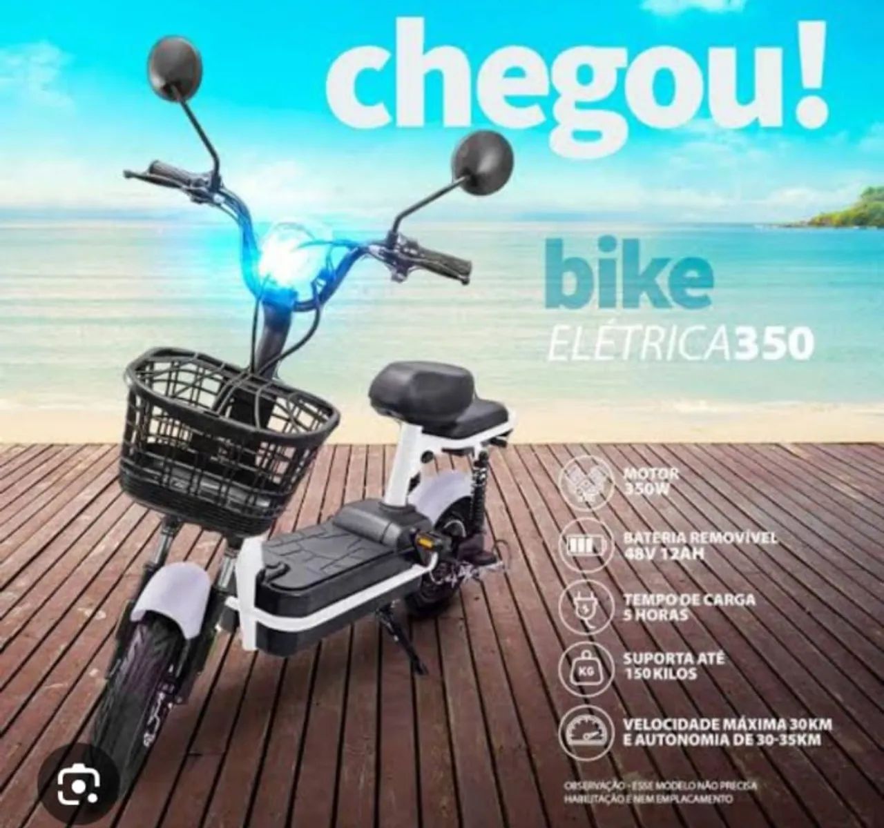Bicicleta Elétrica / Moto elétrica - Autopropelido - Foto 2