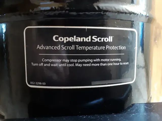 Compressor Copeland Scroll Zr160kc-tw7-550,380v, Btus 160000 Novo - Foto 6