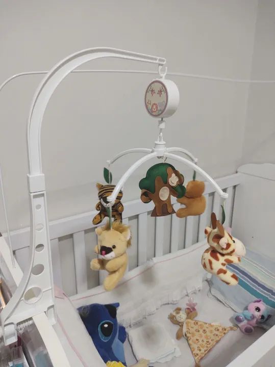 Móbile de berço com animais da selva - Foto 4