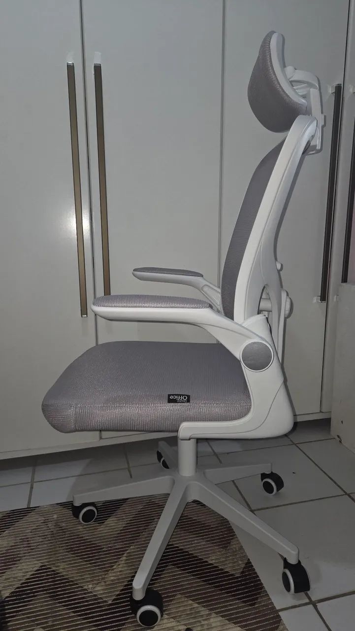 Cadeira Dr. Office Cinza Nova - Foto 5