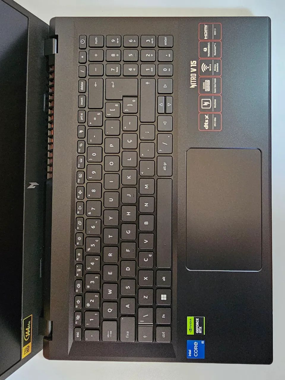 Notebook Gamer Nitro V 15 Core i5 13ª geração 8gb DDR5 RTX 3050 6gb Tela 144hz Lacrado - Foto 2