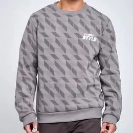 Blusa Masculina Trendy Estampado Cinza Claro - Tamanho G - Foto 4