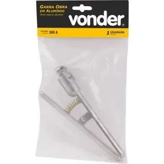 Garra negativa/obra para solda, 300 A, alumínio, VONDER - Foto 2