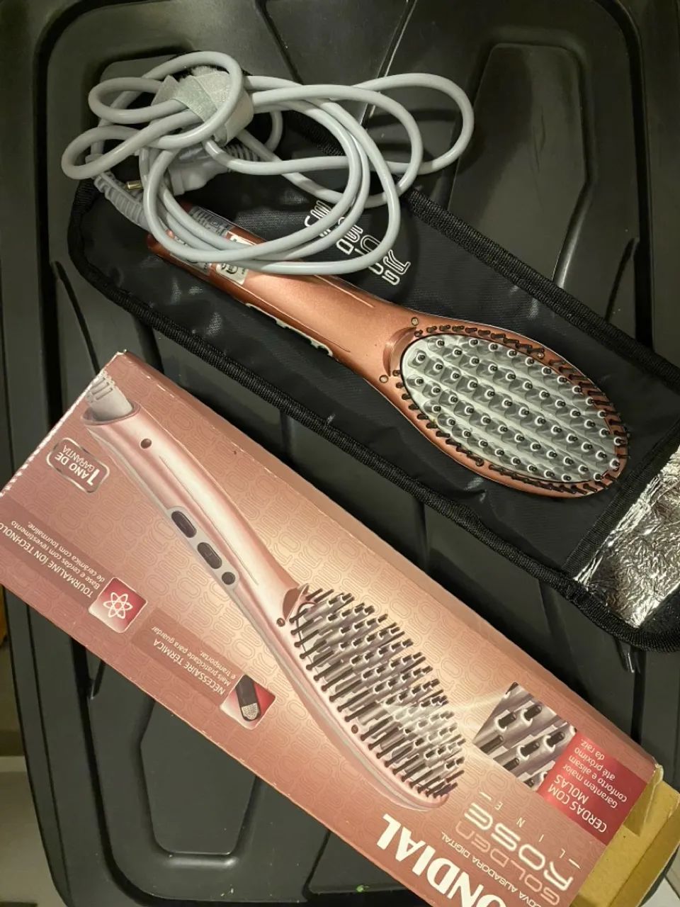 Escova Alisadora Digital Golden Rose Mondial