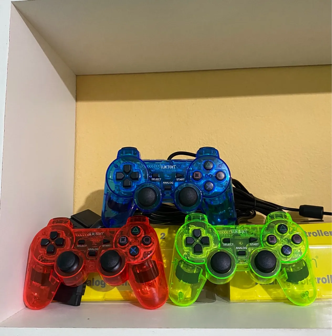 Controles ps2 com fio