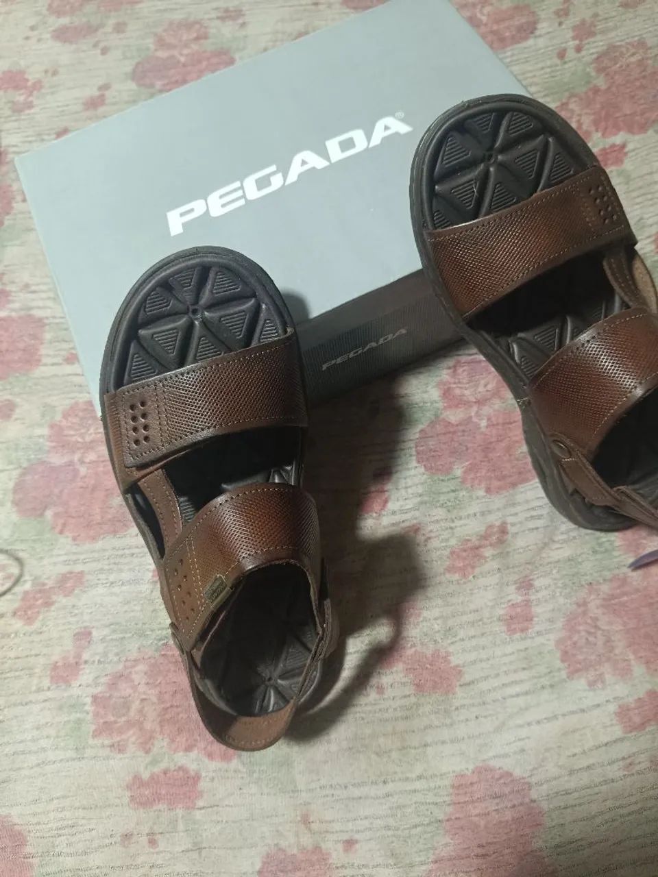 Promoção somente hoje SANDÁLIA PEGADA PAPETE ANILINA MASCULINO 133206 Pinhão - Foto 2