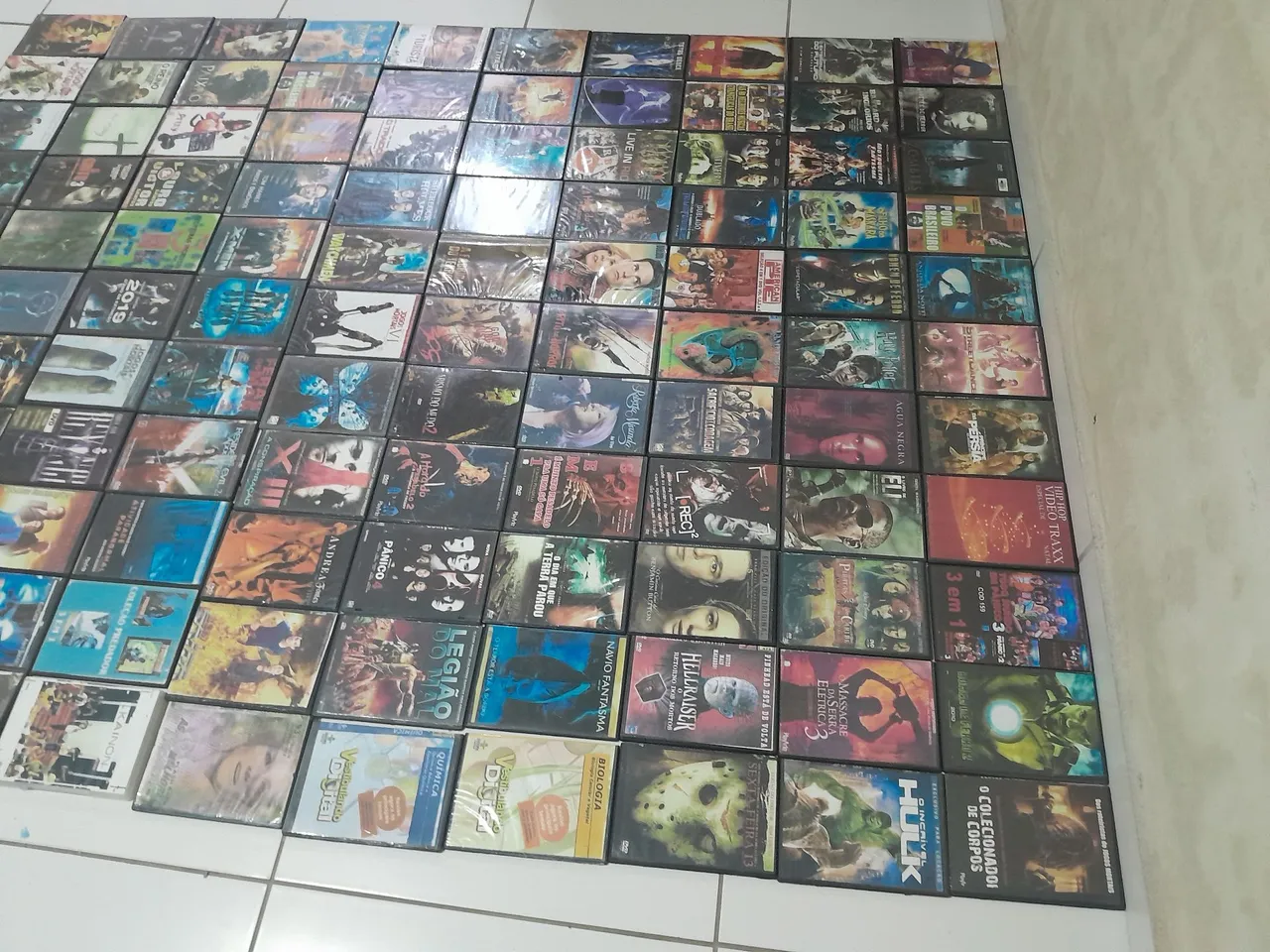 110 DVDs de filmes e variados