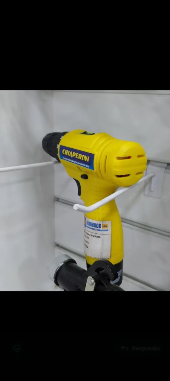 PARAFUSADEIRA E FURADEIRA 750W 12V BATERIA CHIAPERINI