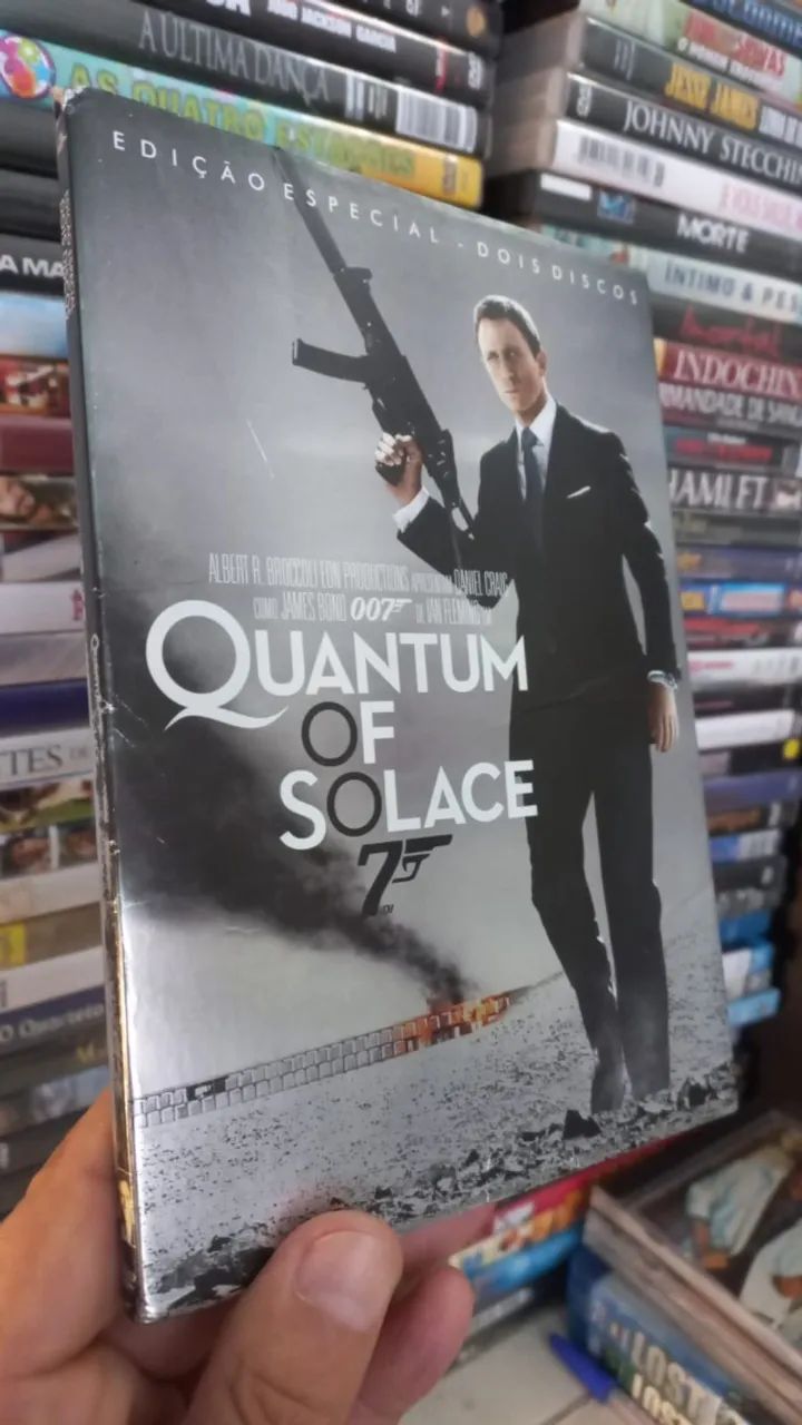 Dvd |  007 Quantum Of Solace - Ed. Especial - Dois Discos -c/ Luva  Otimo estado