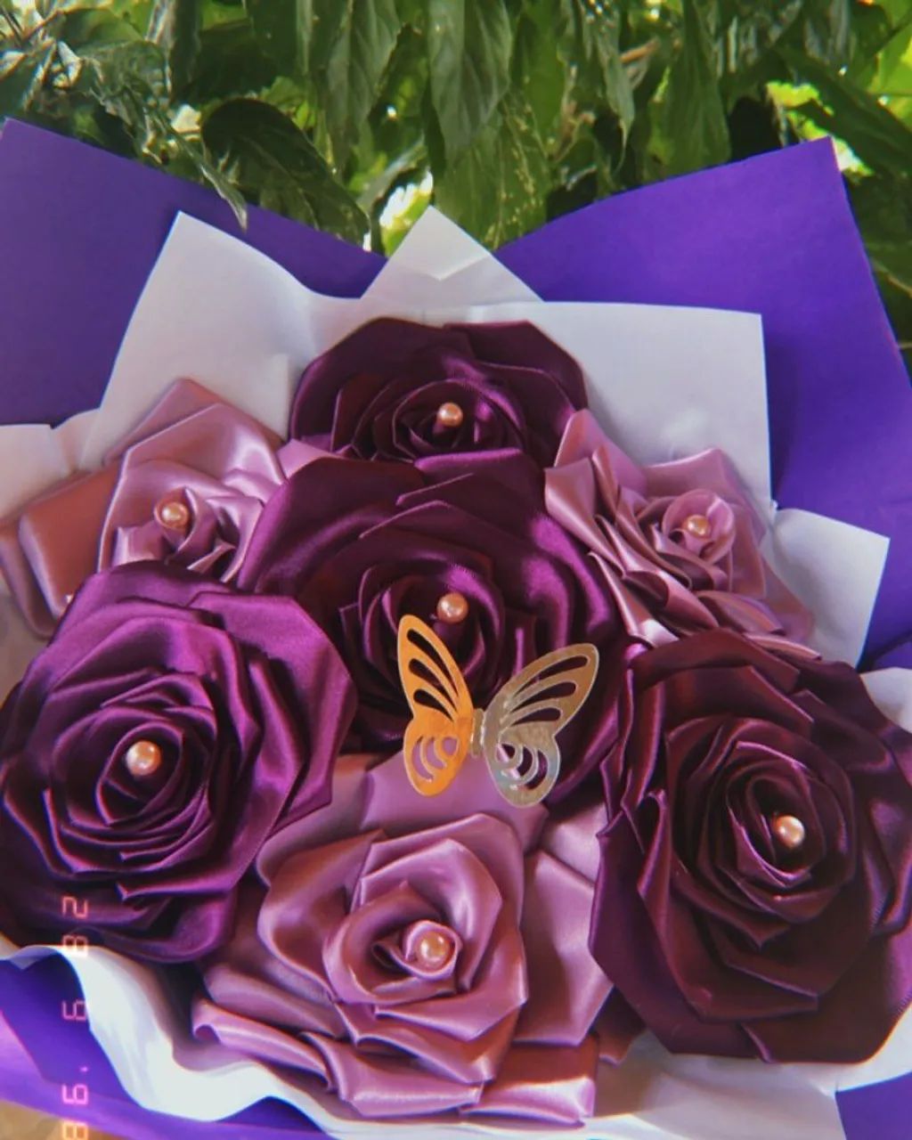 Buquê de Flores de cetim - Luxo e Elegância - Foto 2