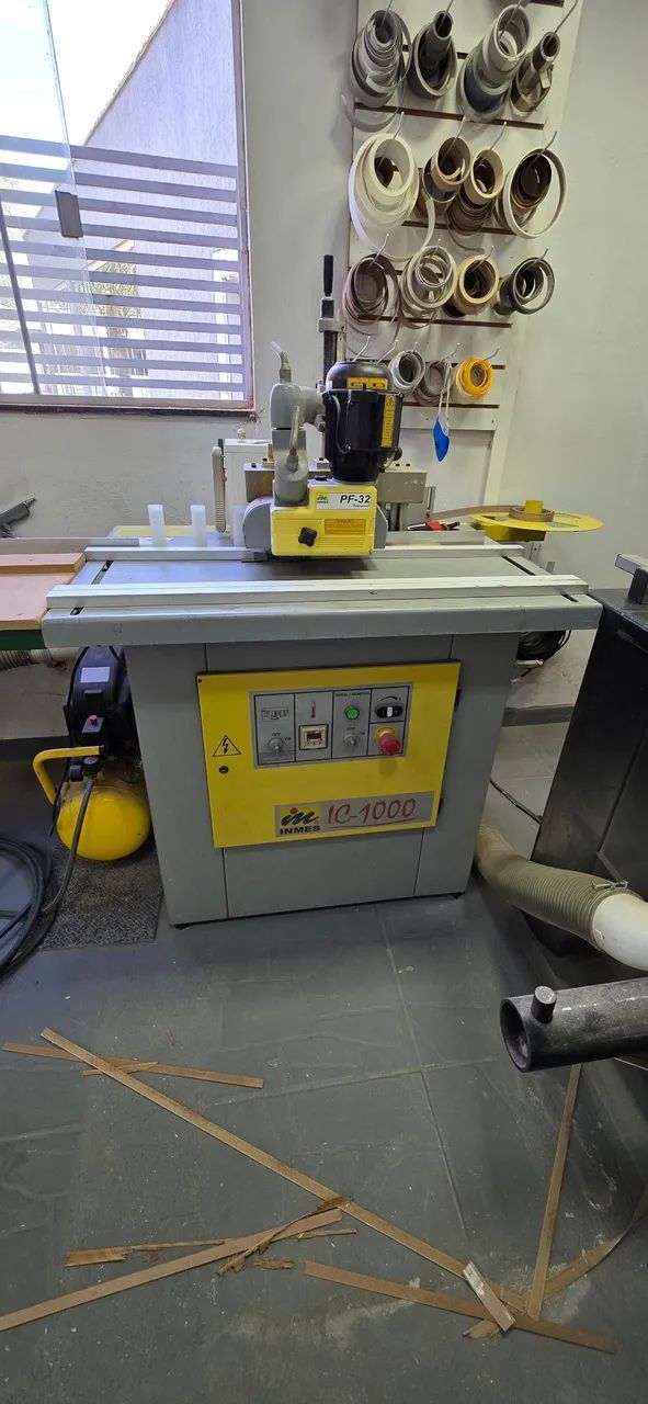 Coladeira de borda ic 1000 com alimentador de avanço  - Foto 3