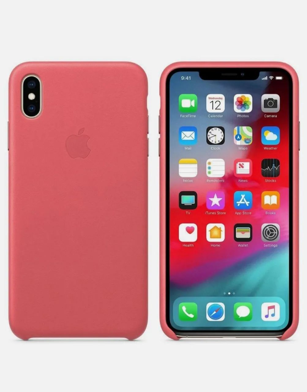 Capinha de Couro iPhone Xs leather case original 