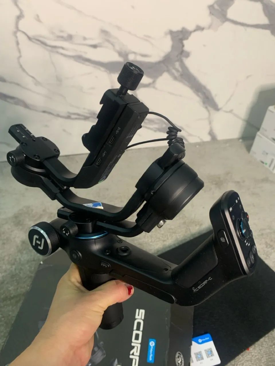 FeiyuTech SCORP-C - Estabilizador para Câmeras - Foto 4